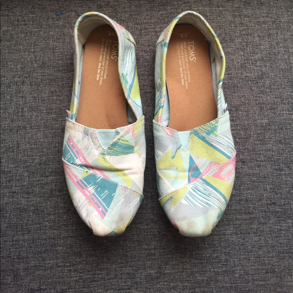 Toms Women's Canvas Shoes Size 8 - Picture 2 of 7